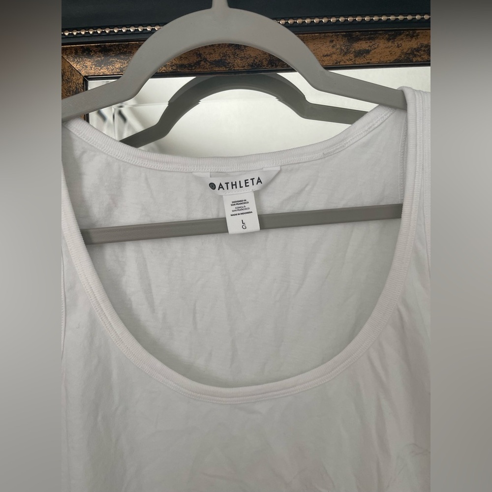 Athleta White Tank Top - Picture 3 of 5